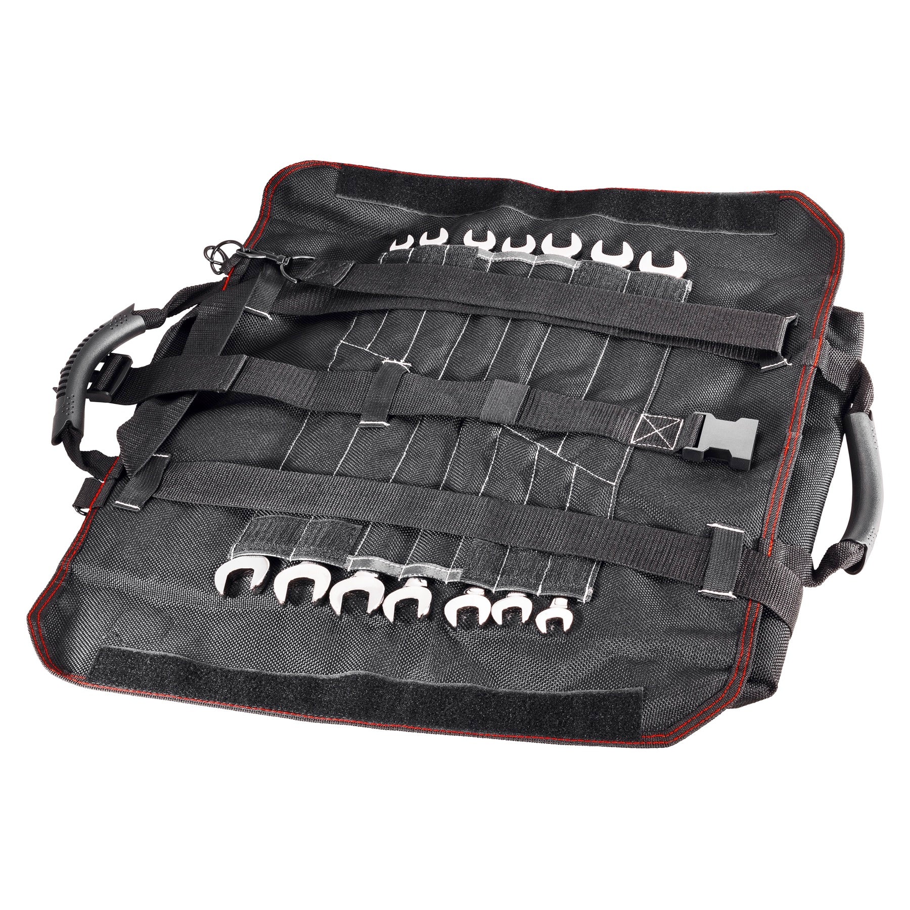 Canvas Tool Roll, Heavy Duty 16oz Waxed Canvas Wrench Roll - with Regular Tool Slots + 2 Canvas Tool Roll, Heavy Duty 16oz Waxed Canvas Wrench Roll - with Regular Tool Slots + 2
