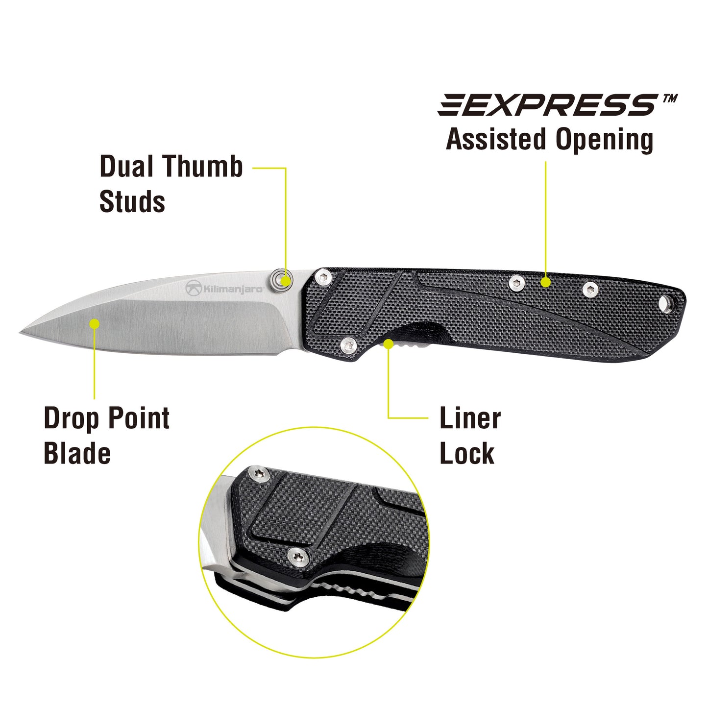 Prota 6-1/2 in. Folding Knife - Spring Assist