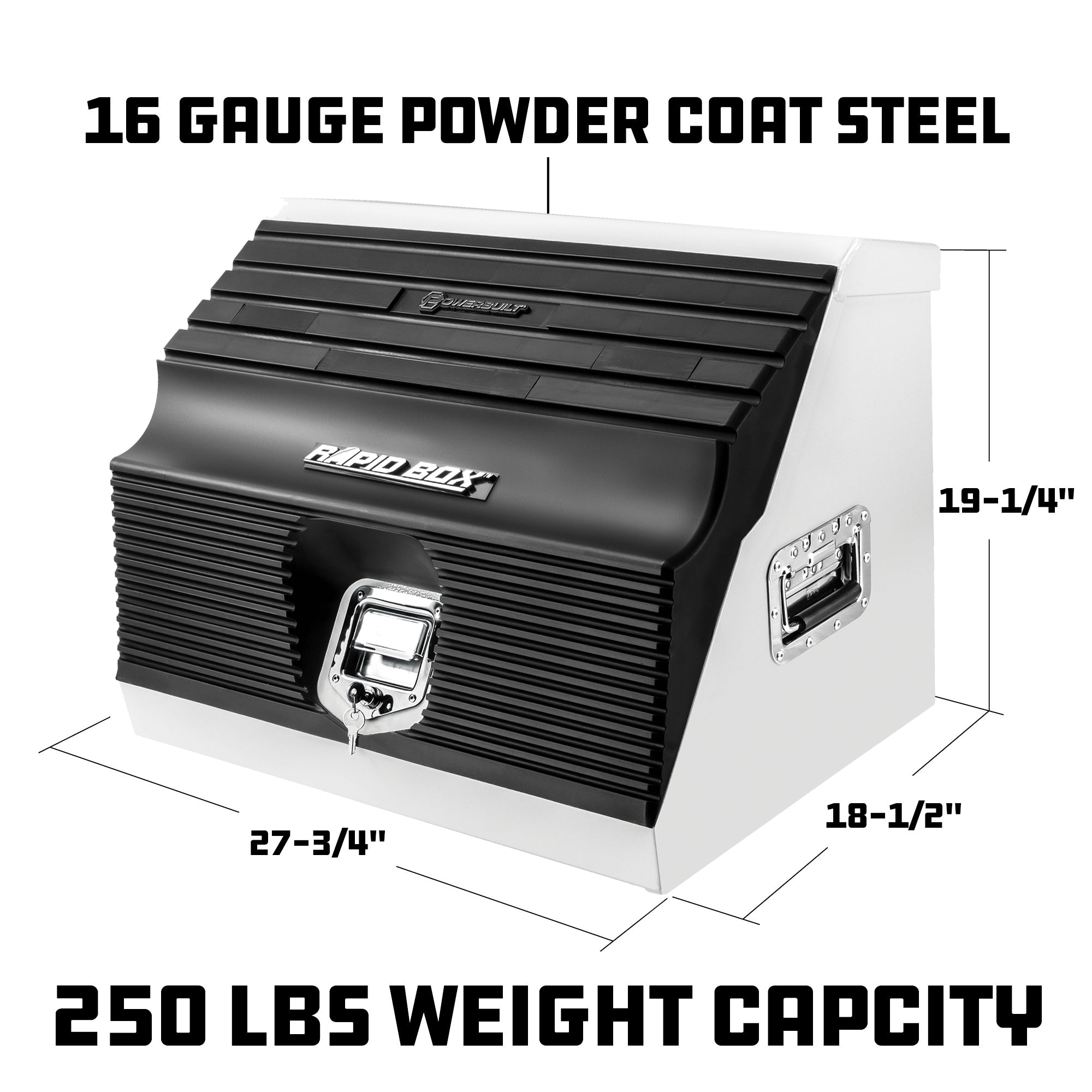 26 Inch Rapid Box Tool Box - White Secondary image