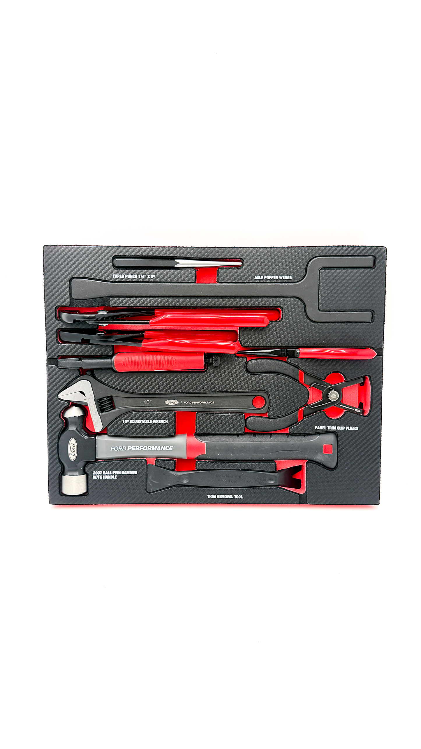 Premium Laser-Cut Foam Organizer Trays (for 122-Piece Ford Performance Tool Kit)