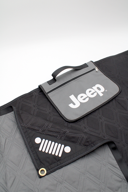Jeep 72 In x 60 In Woven Water-Resistant Utility Blanket