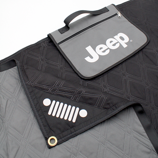 Jeep 72 in X 60 in Woven Water-Resistant Utility Blanket