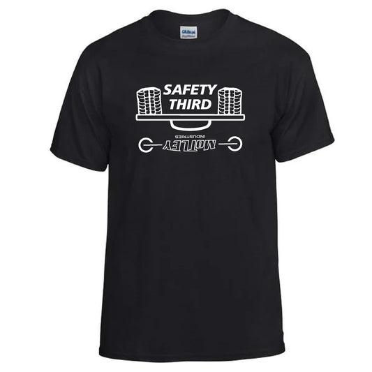 Safety Third Men's T-Shirt - Black