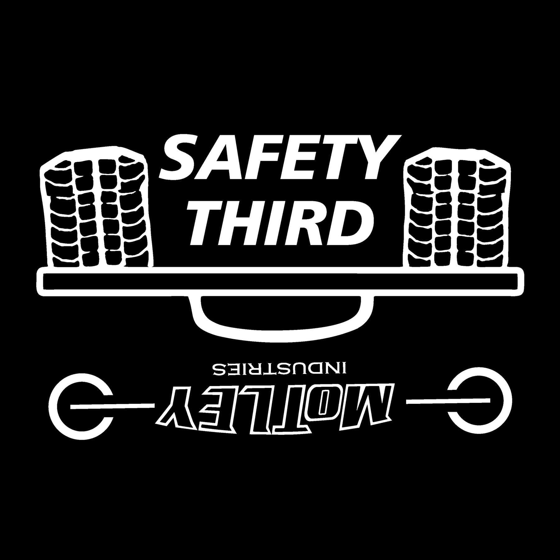 Safety Third Men's T-Shirt - Black Secondary image