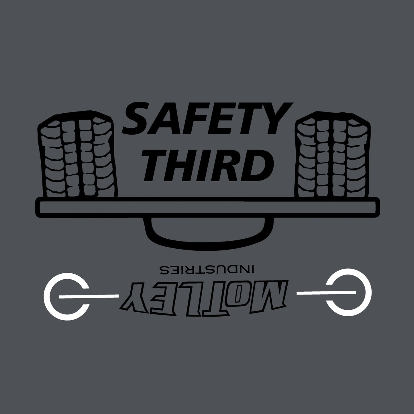 Safety Third Men's T-Shirt - Gray