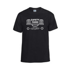 Safety Third Men's T-Shirt - Black