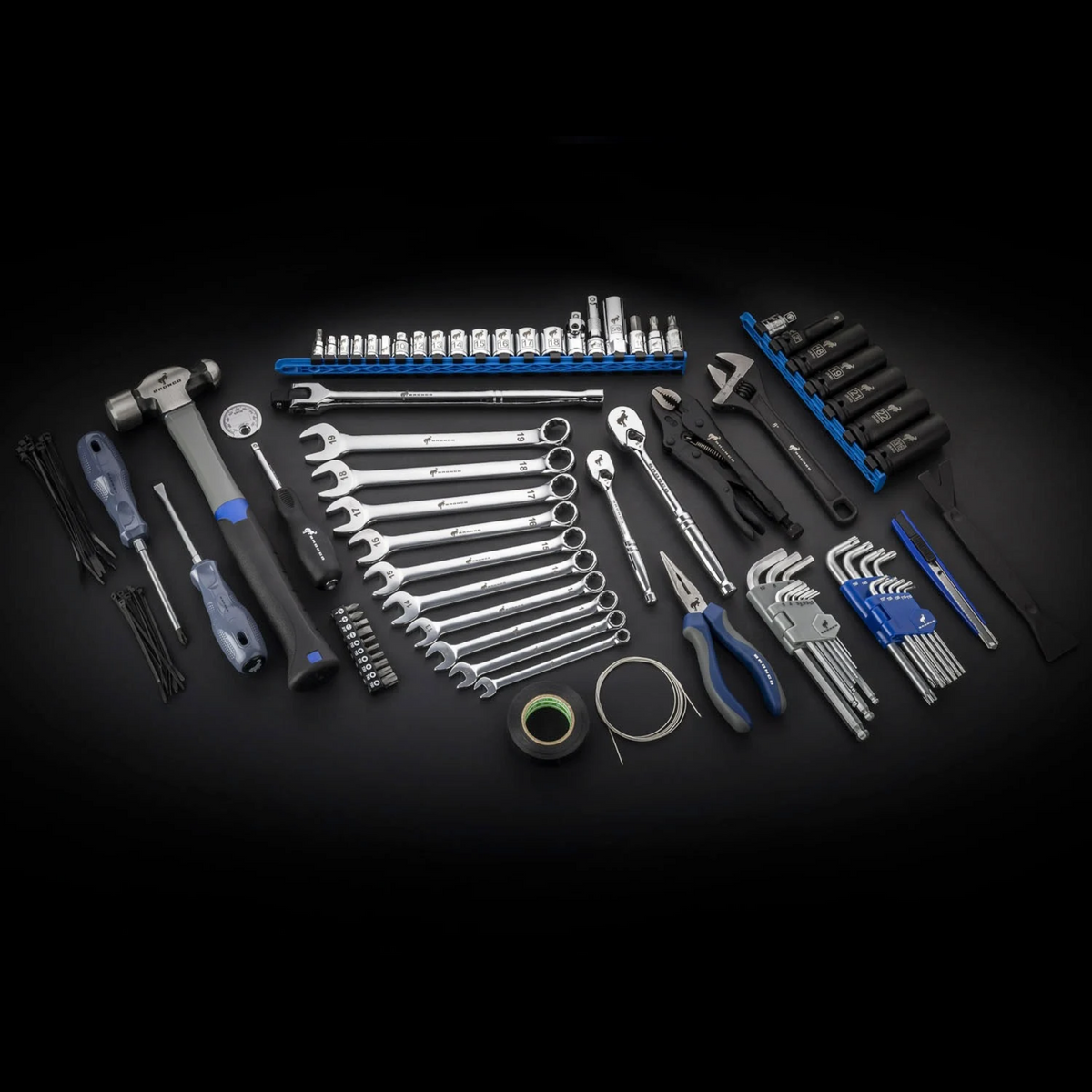 84-Piece Ford Bronco Tool Roll Kit Main image