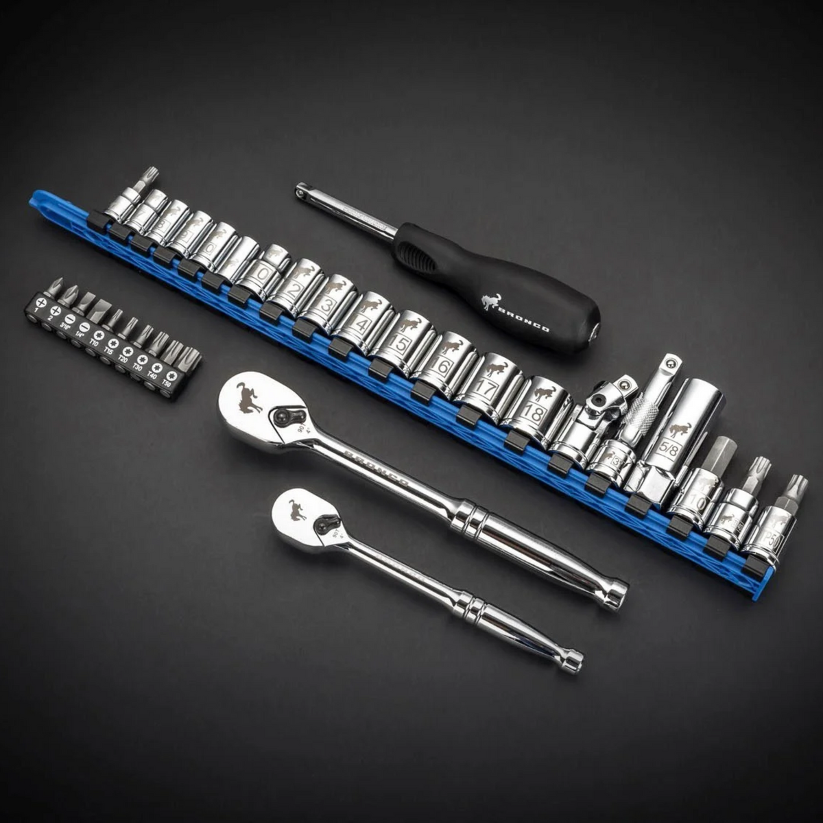 84-Piece Ford Bronco Tool Roll Kit