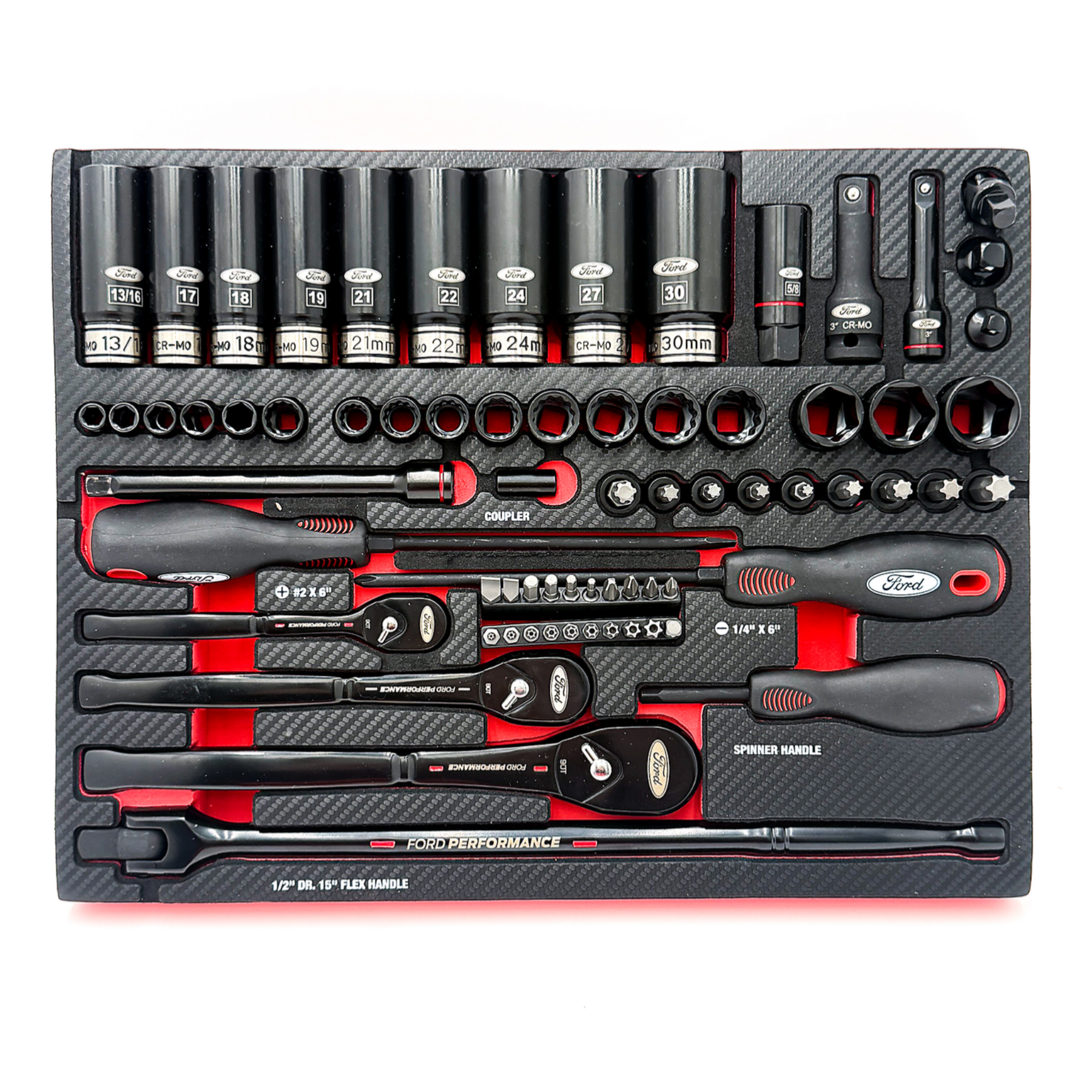Ultimate 122-Piece Ford Performance Toolkit + EVA Foam Trays Bundle Secondary image